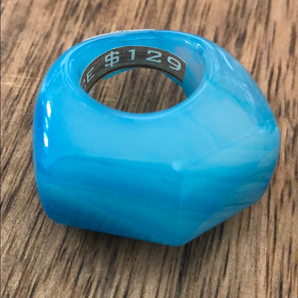 100% natural  Geode ring